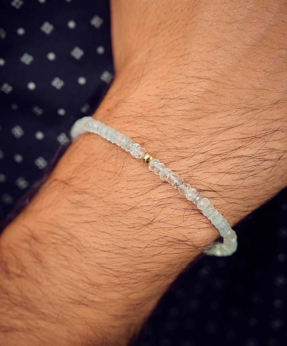 Asher Golden Bead Bracelet