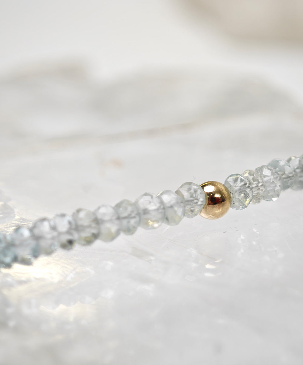 Asher Golden Bead Necklace