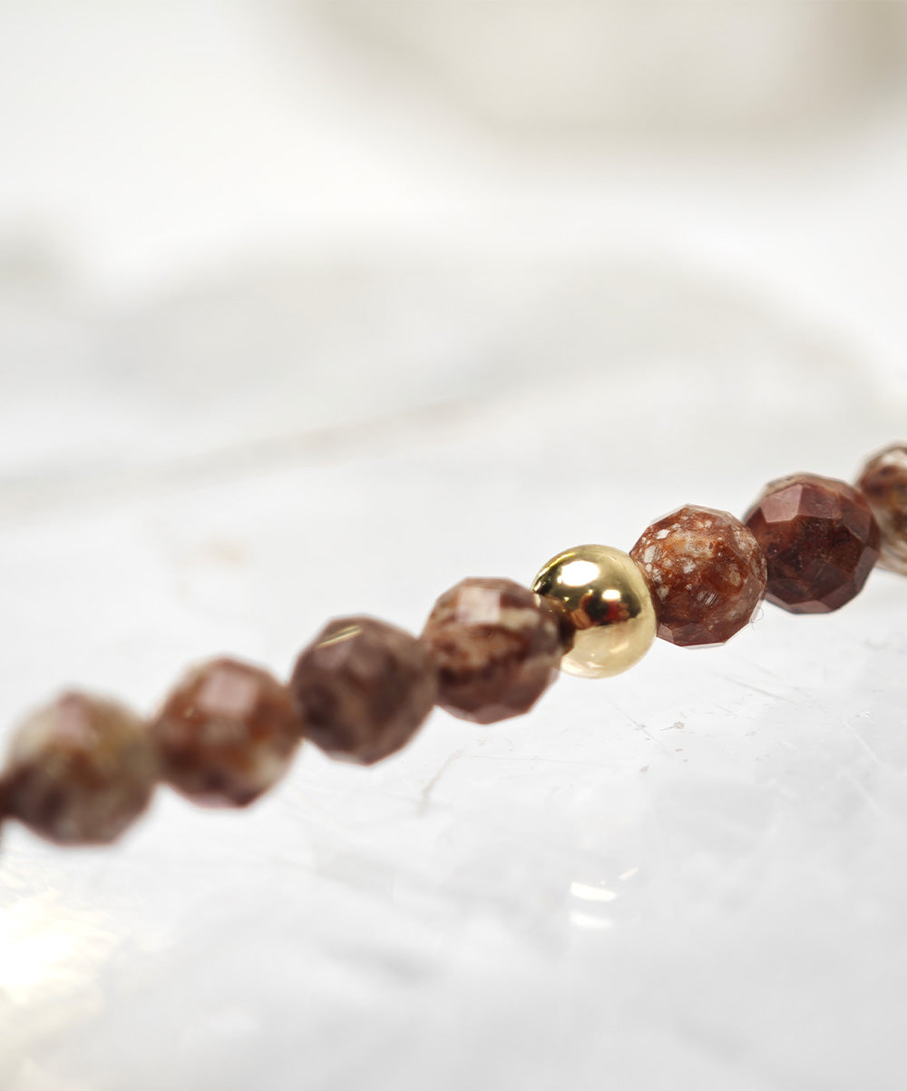 Benjamin Golden Bead Bracelet