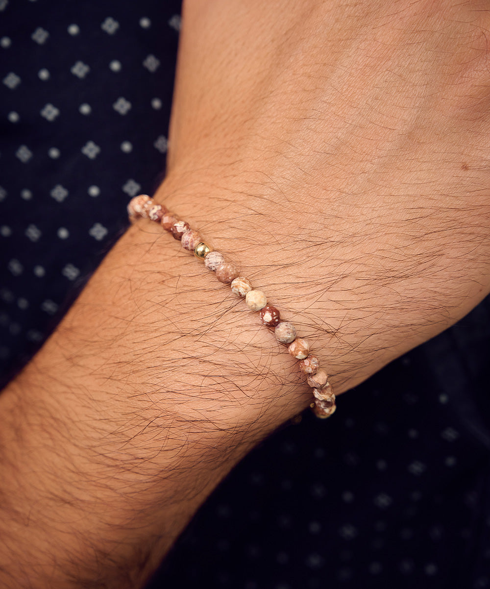 Benjamin Golden Bead Bracelet