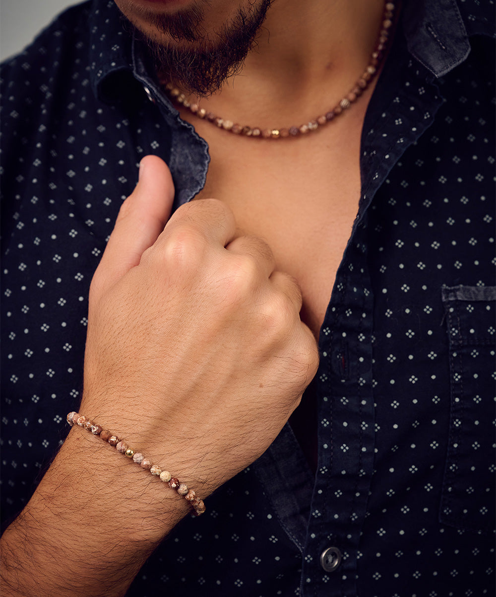 Benjamin Golden Bead Bracelet