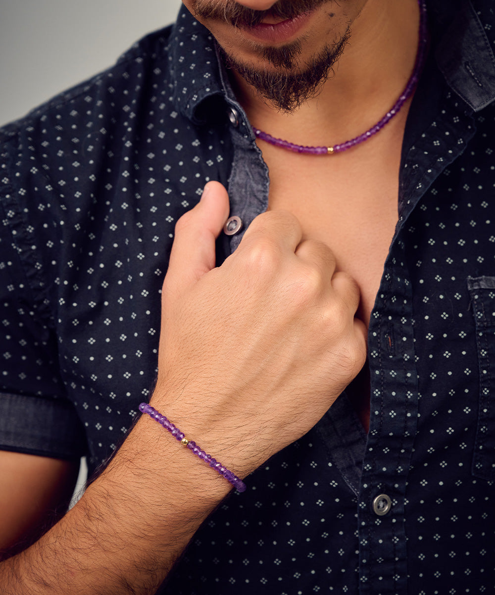 Gad Golden Bead Bracelet