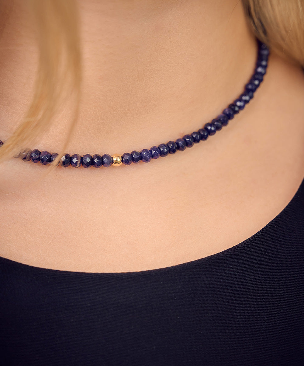 Issachar Golden Bead Necklace