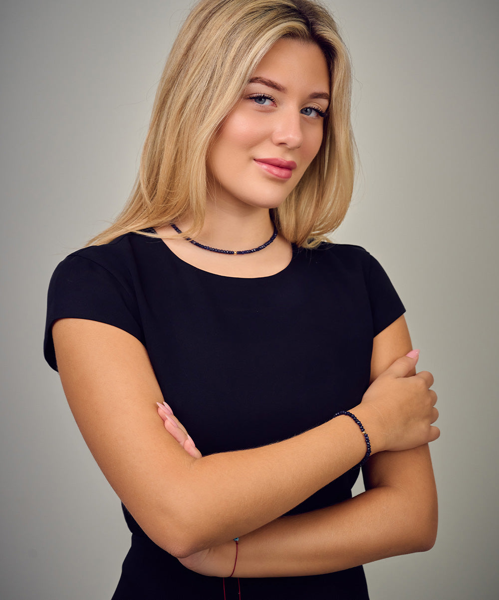 Issachar Golden Bead Necklace