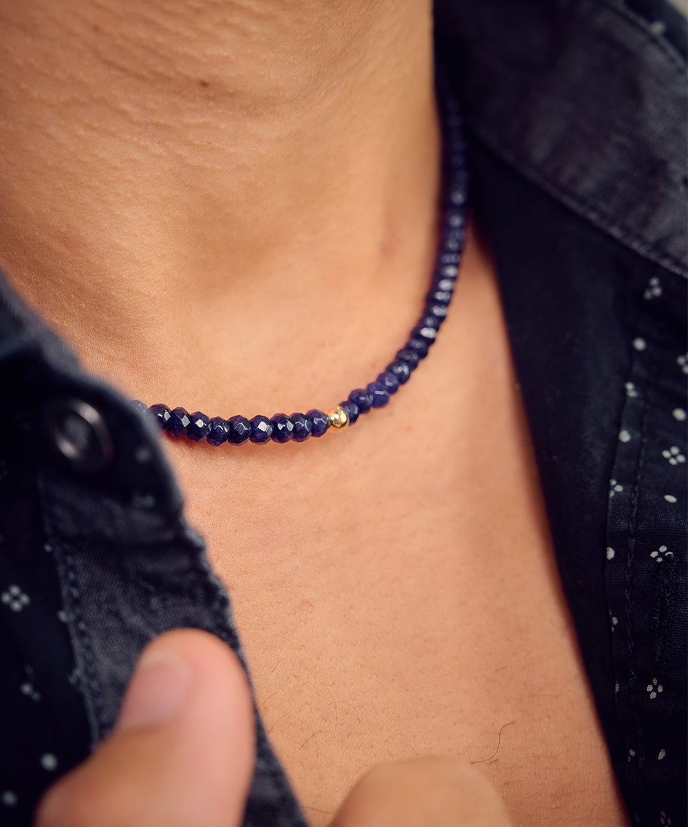 Issachar Golden Bead Necklace