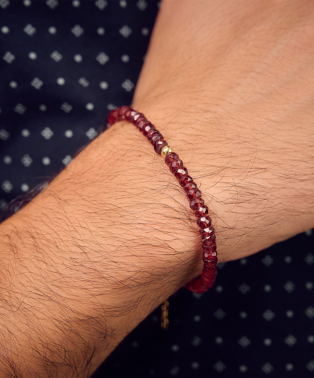 Judah Golden Bead Bracelet