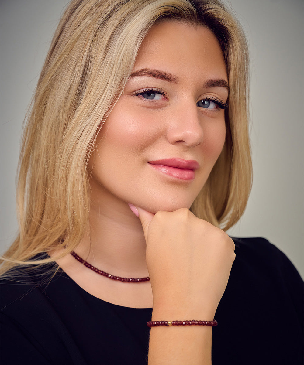 Judah Golden Bead Bracelet