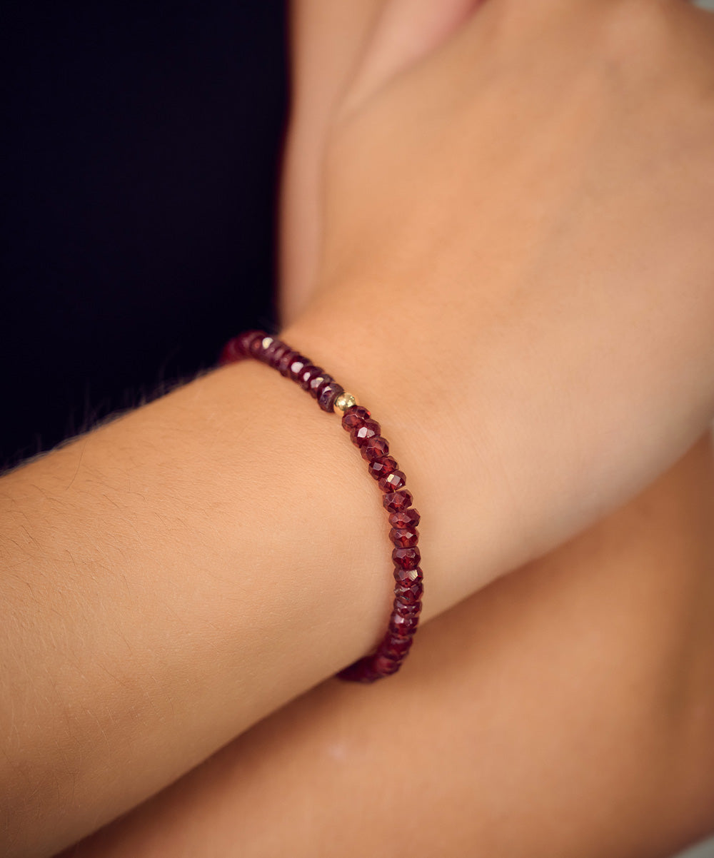 Judah Golden Bead Bracelet