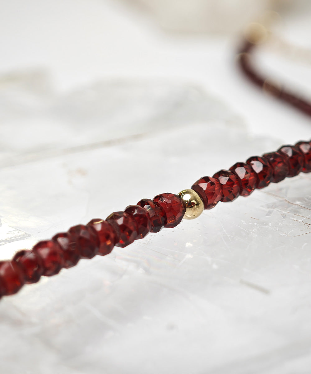 Judah Golden Bead Necklace