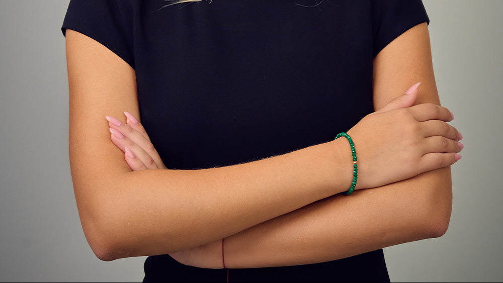 Levi Golden Bead Necklace