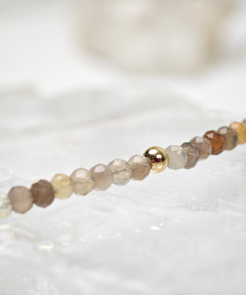 Naphtali Golden Bead Necklace