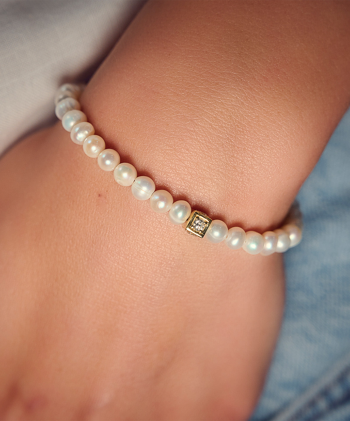 Pearl Diamond Bracelet