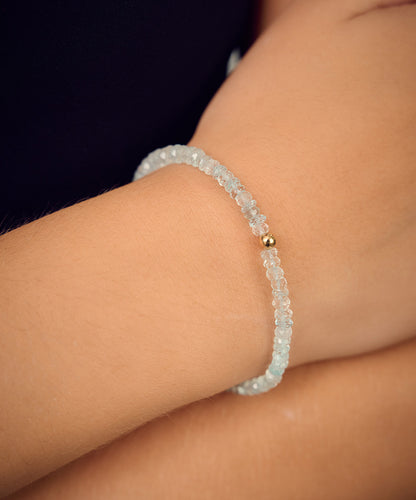 Asher Golden Bead Bracelet