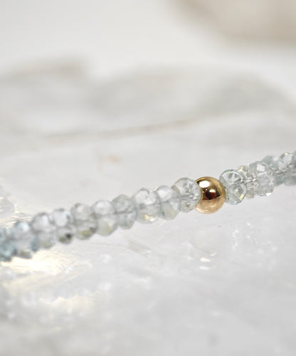 Asher Golden Bead Necklace