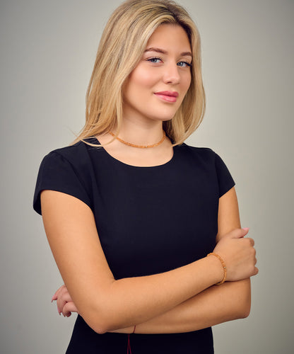 Dan Golden Bead Bracelet