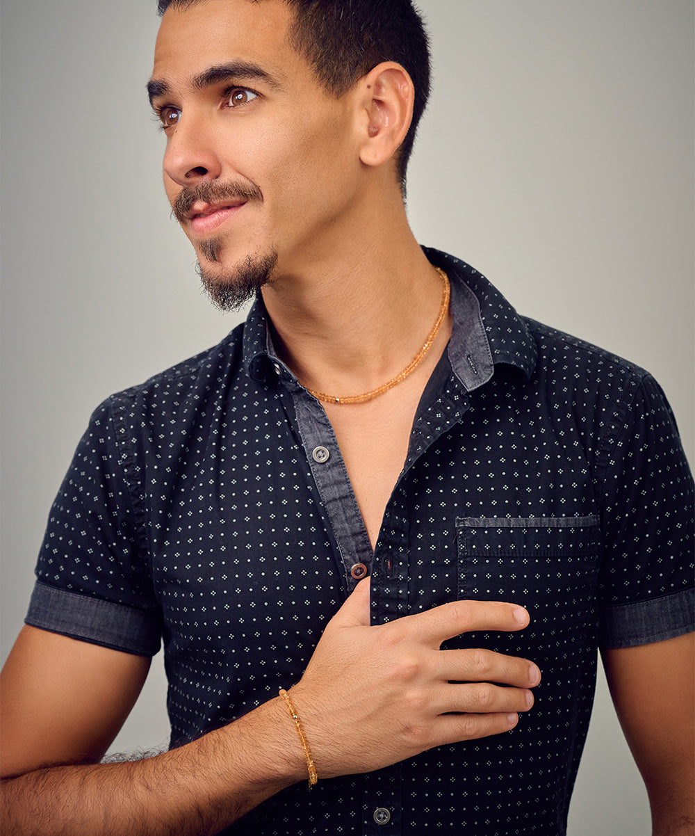 Dan Golden Bead Bracelet