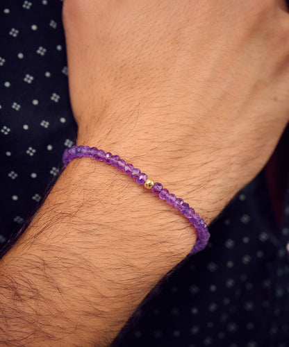 Gad Golden Bead Bracelet