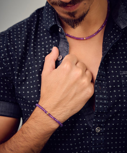 Gad Golden Bead Bracelet