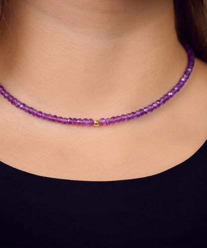 Gad Golden Bead Necklace