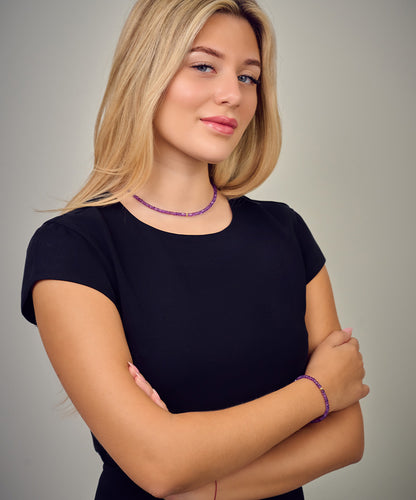 Gad Golden Bead Necklace