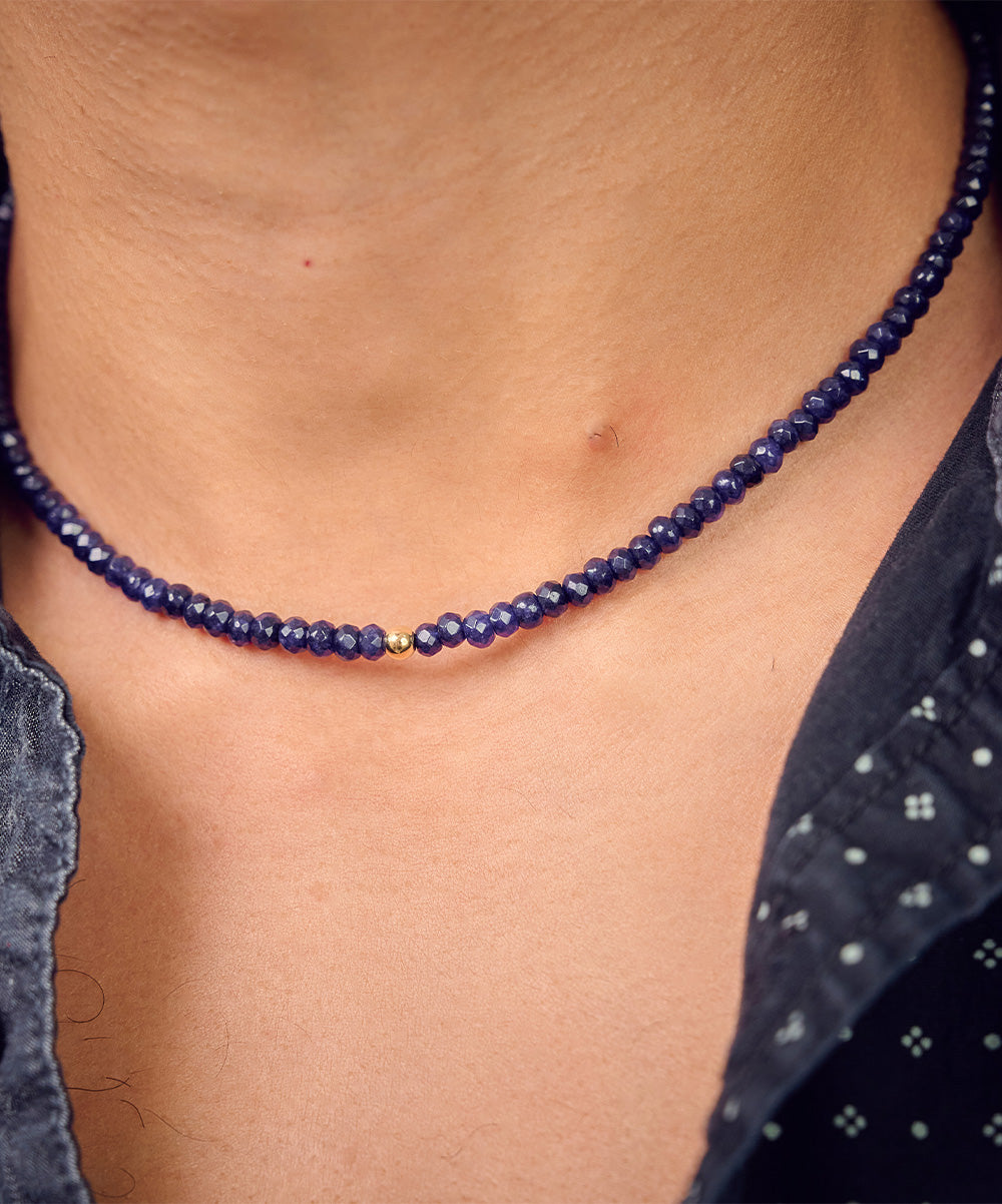 Issachar Golden Bead Necklace