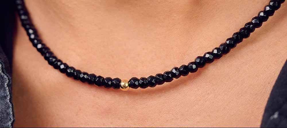 Joseph Golden Bead Necklace