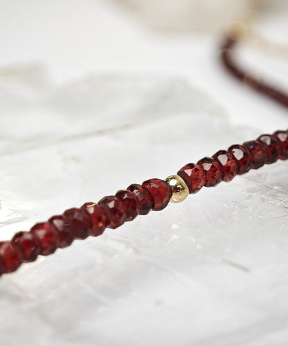 Judah Golden Bead Necklace