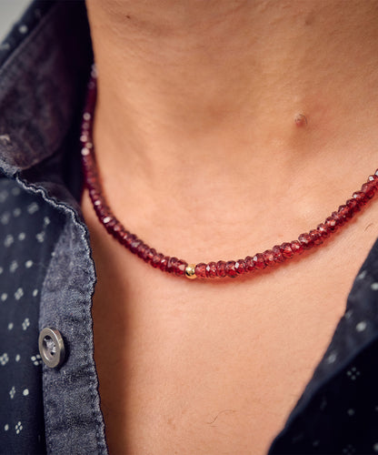 Judah Golden Bead Necklace