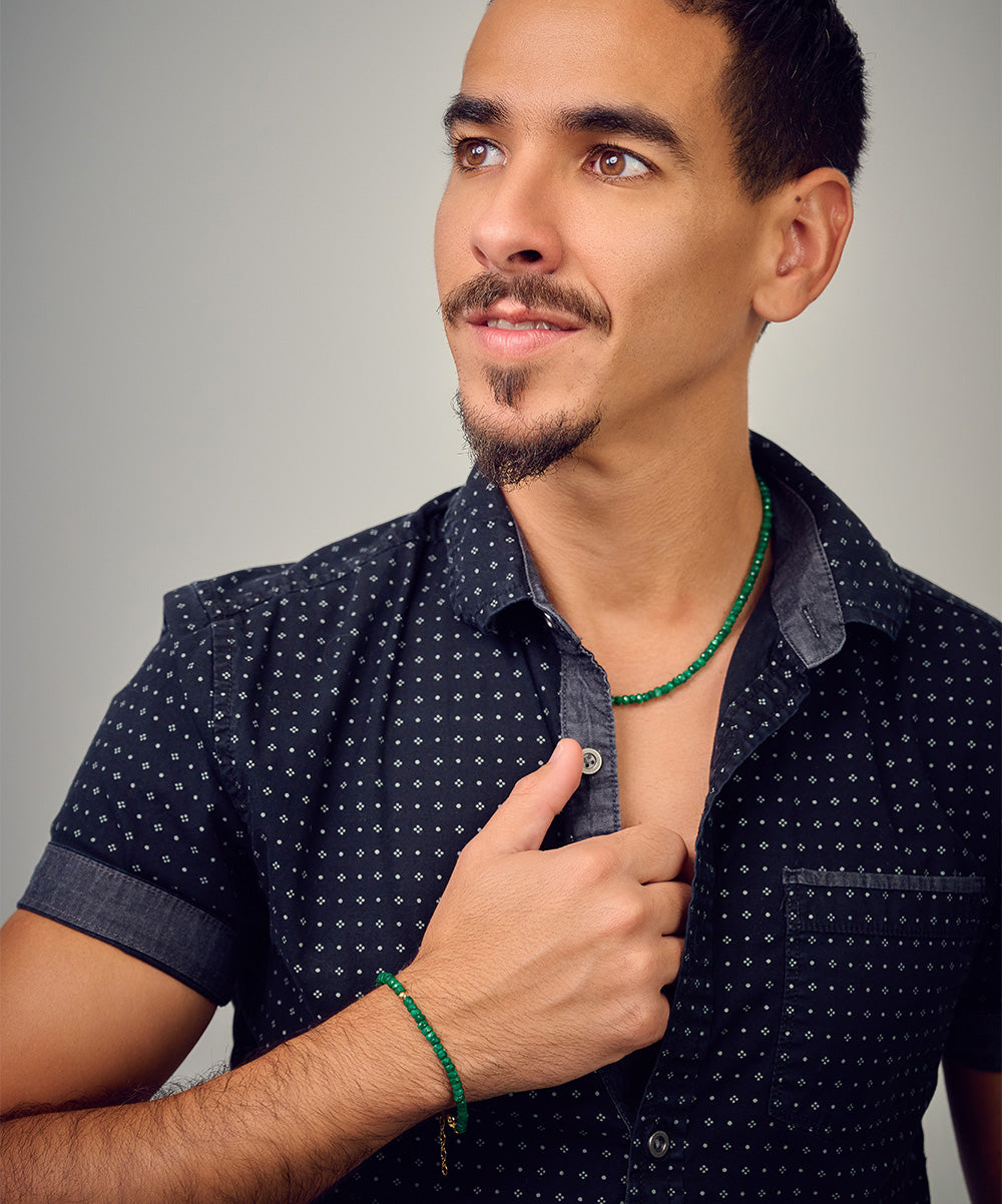 Levi Golden Bead Bracelet