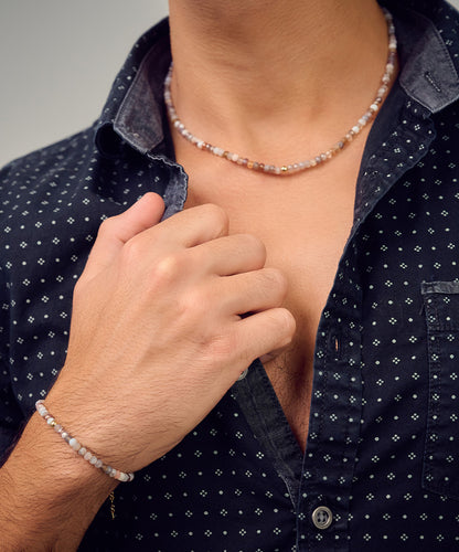 Naphtali Golden Bead Necklace