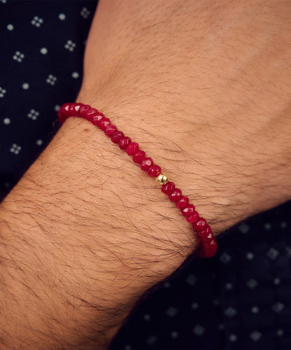 Reuben Golden Bead Bracelet