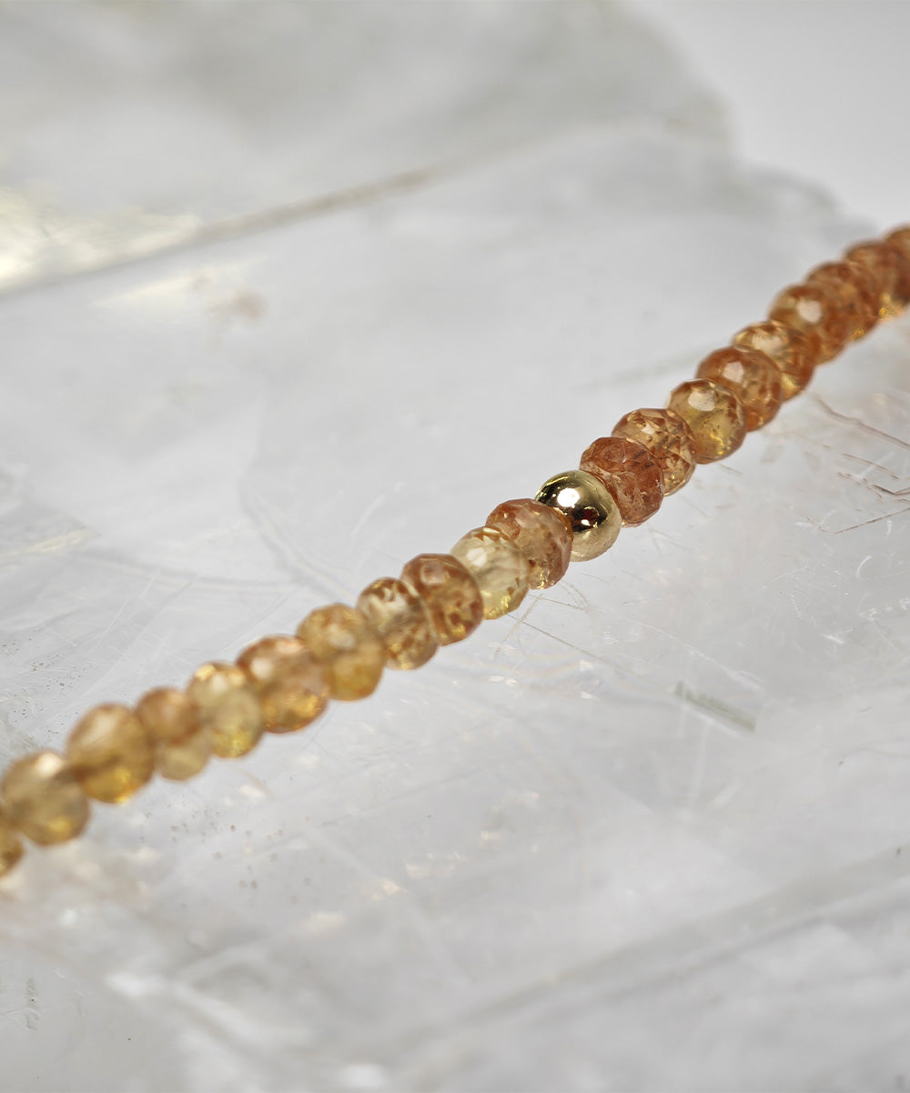 Simeon Golden Bead Bracelet